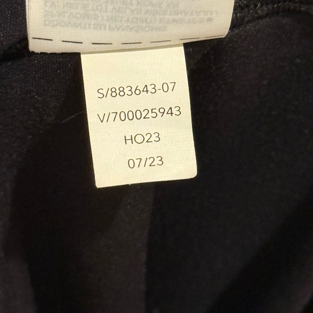 Athleta Black Front Slit Flare Pants size Small EUC - Picture 10 of 10